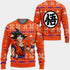 Divesart - Goku Brutto Natale maglione e felpa con cappuccio Regali di Natale personalizzati Anime Dragon Ball